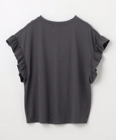 ANY ストレッチピケフリルTシャツ