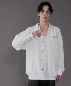 WEGO アムンゼンワンポイントBIGシャツ（LS）