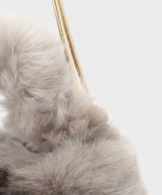 GRACE CONTINENTAL a point etcフェイクファーミニバッグ