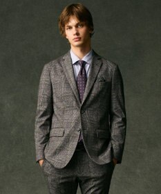 JOSEPH ABBOUD 【キングサイズ・ストレッチ/伸縮回復性】フランネルジャージージャケット