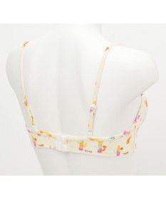 tsumori chisato SLEEP ノンワイヤーブラ　パッドつき　綿混　伸縮性がよい　ペアショーツあり　/ワコール　UBX552