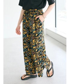 CRAFT STANDARD BOUTIQUE レーヨン柄プリントワイドパンツ