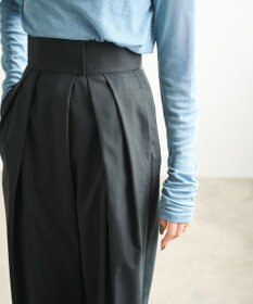 #Newans ２タックコクーンワイドパンツ