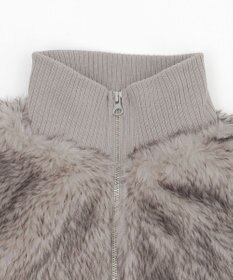 WEGO 【25年秋冬新作】フェイクファーショートブルゾン