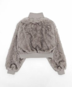 WEGO 【25年秋冬新作】フェイクファーショートブルゾン