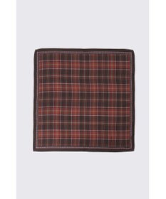 DAKS ウールシルク チェックストール