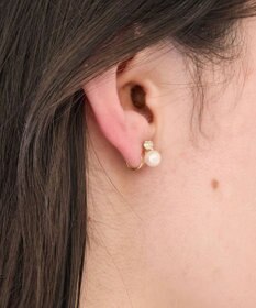 Phoebe 〈痛くないシリーズ/金属アレルギー対応〉タイニーラブパールライトフィットイヤリング　ぷっくりハート