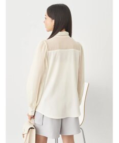 earth music&ecology シアードッキングブラウス