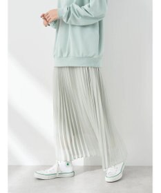earth music&ecology すきな丈プリーツスカート
