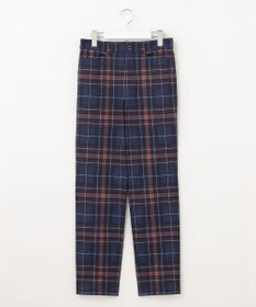 23区GOLF フレンチシックなスタイリングに！【WOMEN】チェック柄 テーパードパンツ