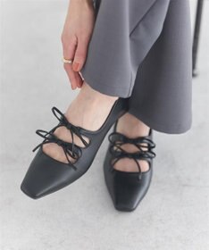 earth music&ecology Ｗリボンパンプス