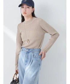 earth music&ecology シアーリブニットプルオーバー