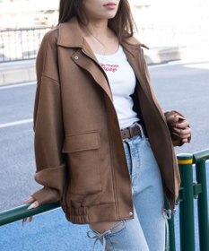 WEGO スウェードポンチジャケット