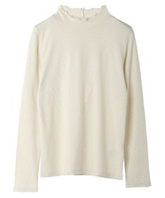 earth music&ecology ラメテレコハイネックプルオーバー