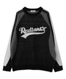 WEGO サガラロゴ配色BIGニットプルオーバー