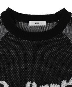 WEGO サガラロゴ配色BIGニットプルオーバー