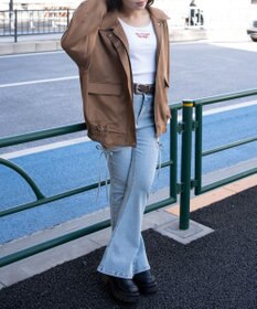 WEGO スウェードポンチジャケット