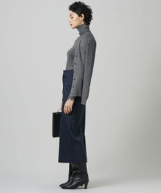 ICB L 【洗える】エクストラファインメリノ Vネックカーディガン