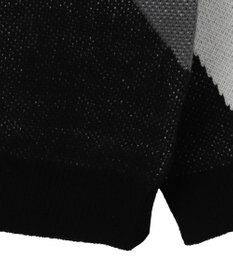 WEGO サガラロゴ配色BIGニットプルオーバー