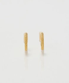 Phoebe 【金属アレルギー対応】【痛くないシリーズ】グリッターメタルライトフィットイヤリング　ゴールド