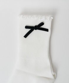 WEGO メローリボンクルーソックス