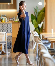 ANY SIS L プリーツ加工 ワンピース