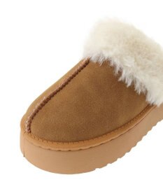 Green Parks ・minia　フェイクムートンスリッパ