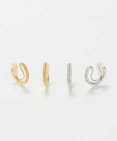 Phoebe 【金属アレルギー対応】【痛くないシリーズ】グリッターメタルライトフィットイヤリング　ゴールド