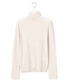 23区 S 【CLASSY.掲載/洗える】スムージーコットン タートルネック ニット