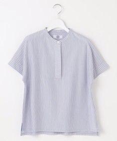 J.PRESS LADIES L ストライプジャージー ドルマンスリーブ カットソー