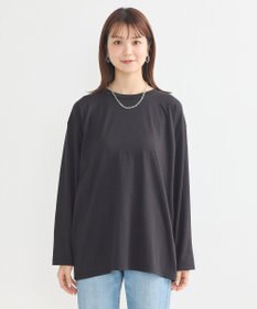 earth music&ecology ラインストーンチュールドッキングプルオーバー