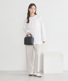 earth music&ecology ラインストーンチュールドッキングプルオーバー