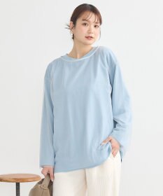 earth music&ecology ラインストーンチュールドッキングプルオーバー