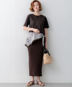 23区 【SLOW/一部店舗限定】ホールガーメント リブニット スカート