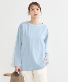 earth music&ecology ラインストーンチュールドッキングプルオーバー