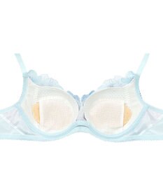 WACOAL 【夏めくブラ】 ブラジャー メッシュ素材(カップ) 吸汗速乾(肌側カップサイド・パッド受け・ワイヤーループ) 背中すっきり レディース BRB465 /ワコール