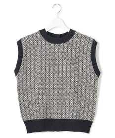 J.PRESS YORK STREET 【WOMEN】ANTI PILLING  JACQUARD ベスト