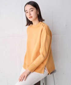 UNFILO 肩釦ハイネックニット