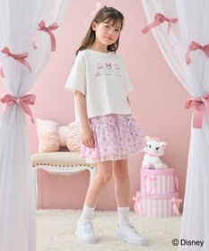 ANY KIDS 【ディズニー/マリー】チェック柄 総柄スカパン