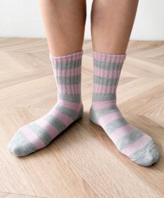 WEGO ワイドボーダーソックス