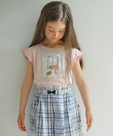 組曲 KIDS 【110-140㎝】夏休みの絵日記 Tシャツ