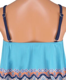 San-ai Resort（三愛水着楽園） ロングパンツセット水着　9M・11L　【Coral veil（コーラルヴェール）】