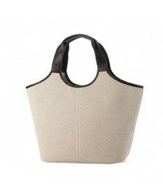 UNBILLION VERYコラボ ペルケ perche / キャンバス×牛革コンビトートバッグ