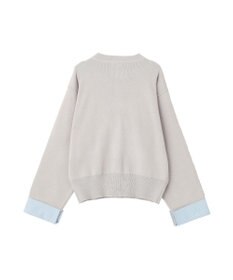 earth music&ecology フェイクレイヤードカーディガン