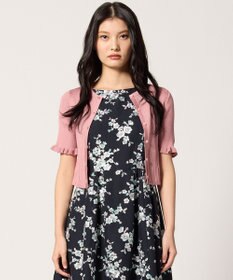 TOCCA HALF SLEEVE AJISAI  半袖カーディガン ピンク系