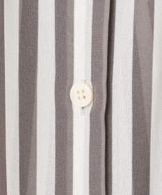 23区 【WEB&一部店舗限定/洗える】ストライププリント シフォン ブラウス