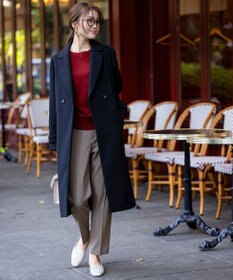 ANY SIS ビューティサーモ2WAYストレッチ テーパードパンツ