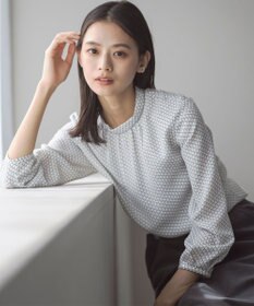 J.PRESS LADIES 幾何プリント カットソー