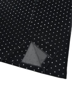 YECCA VECCA グリッタードットベロアナロースカート