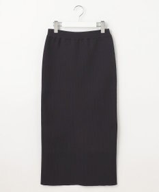 自由区 【洗える】リブストレッチタイト スカート